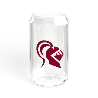 Irondale Knights Eco-Friendly 16oz Sipper Glass with Straw