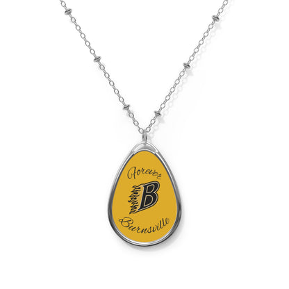 Burnsville Blaze "Forever" Oval Necklace