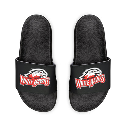 Mound Westonka White Hawks Men's Removable-Strap Casual Sandals for Summer Adventures