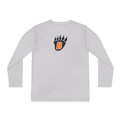 White Bear Bears Youth Long Sleeve Tee — School Sports Team Shirt