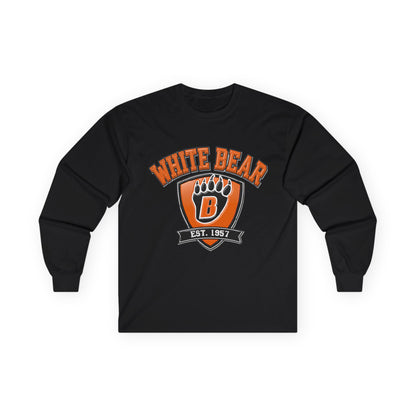 White Bear Bears Crest Long Sleeve Tee - EST 1957