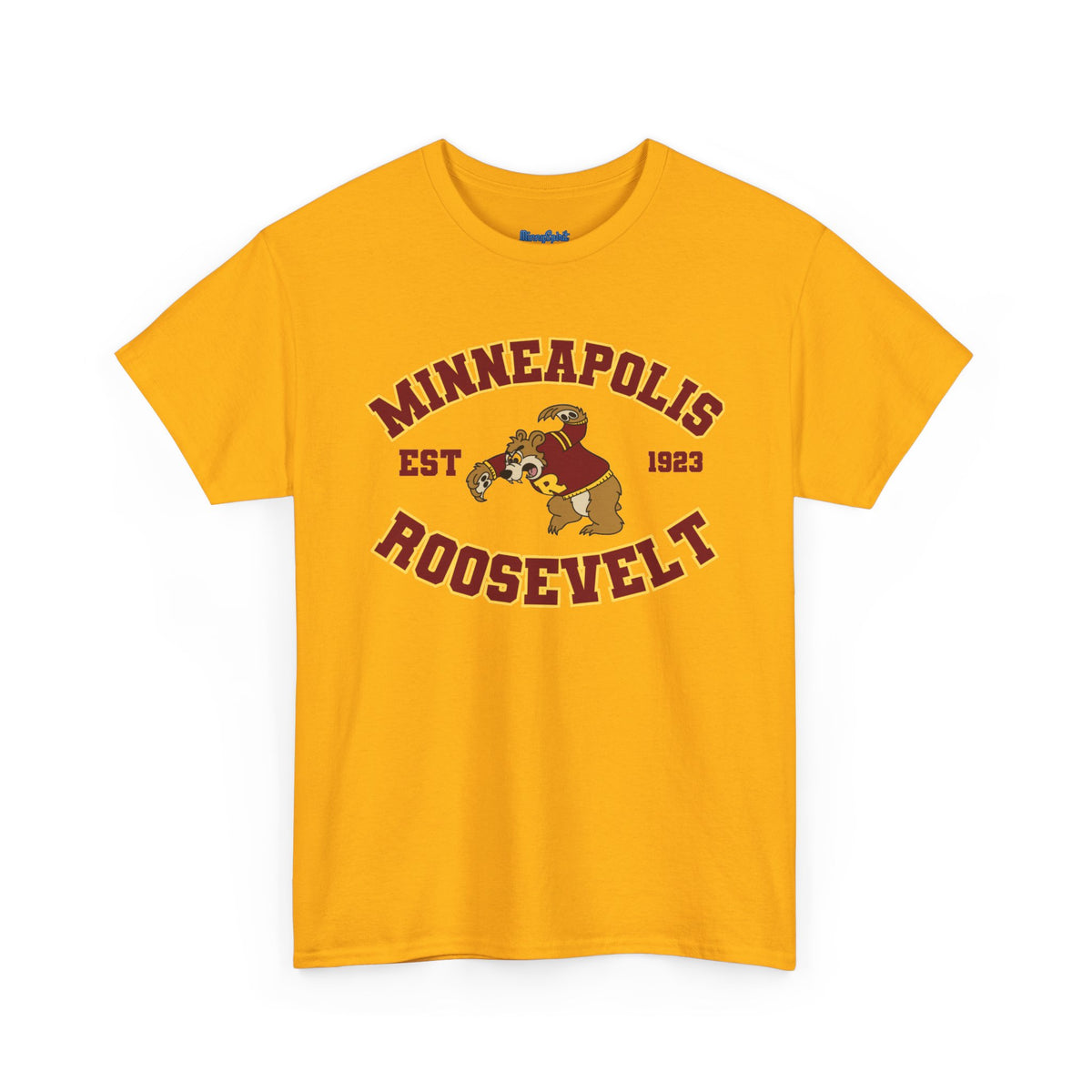 Minneapolis Roosevelt Vintage Football T-Shirt — Est. 1923 Retro School Tee
