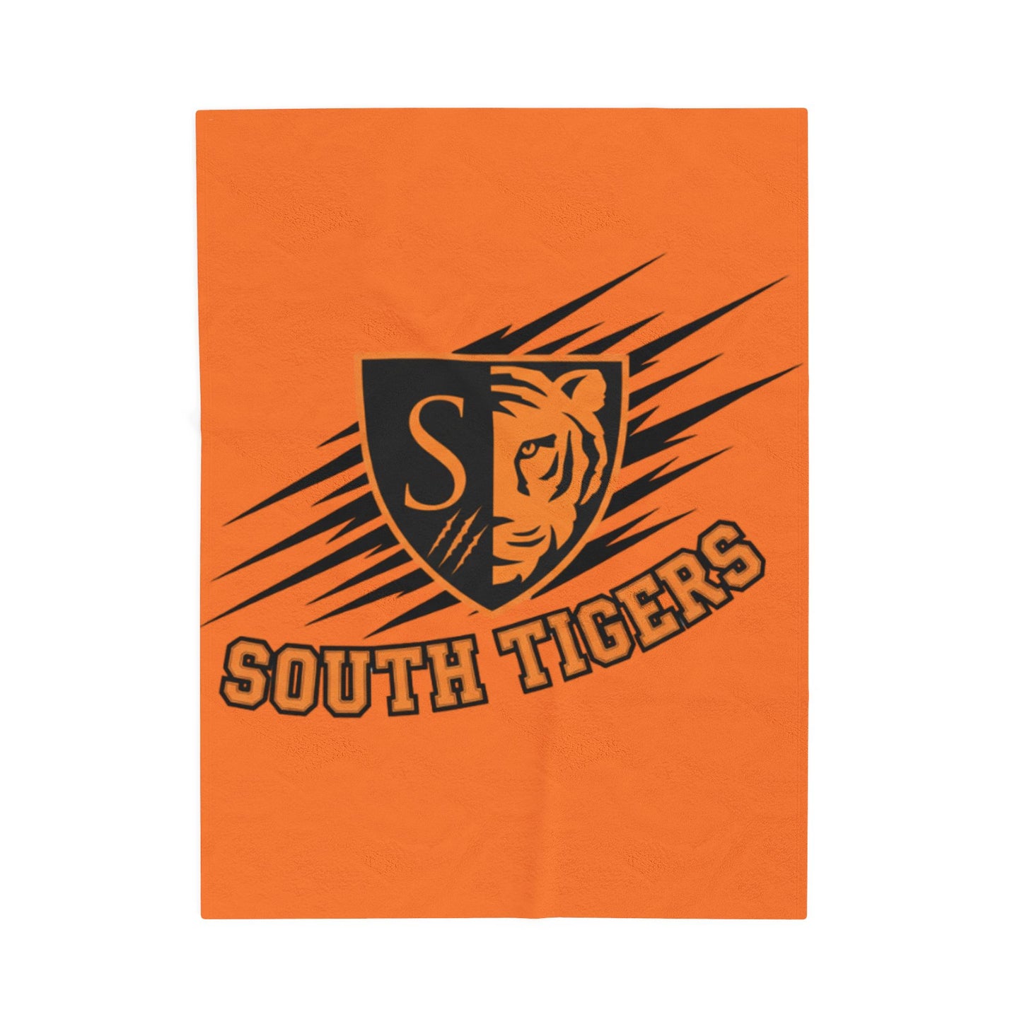 Minneapolis South Tigers Velveteen Blanket - Cozy and Loungey