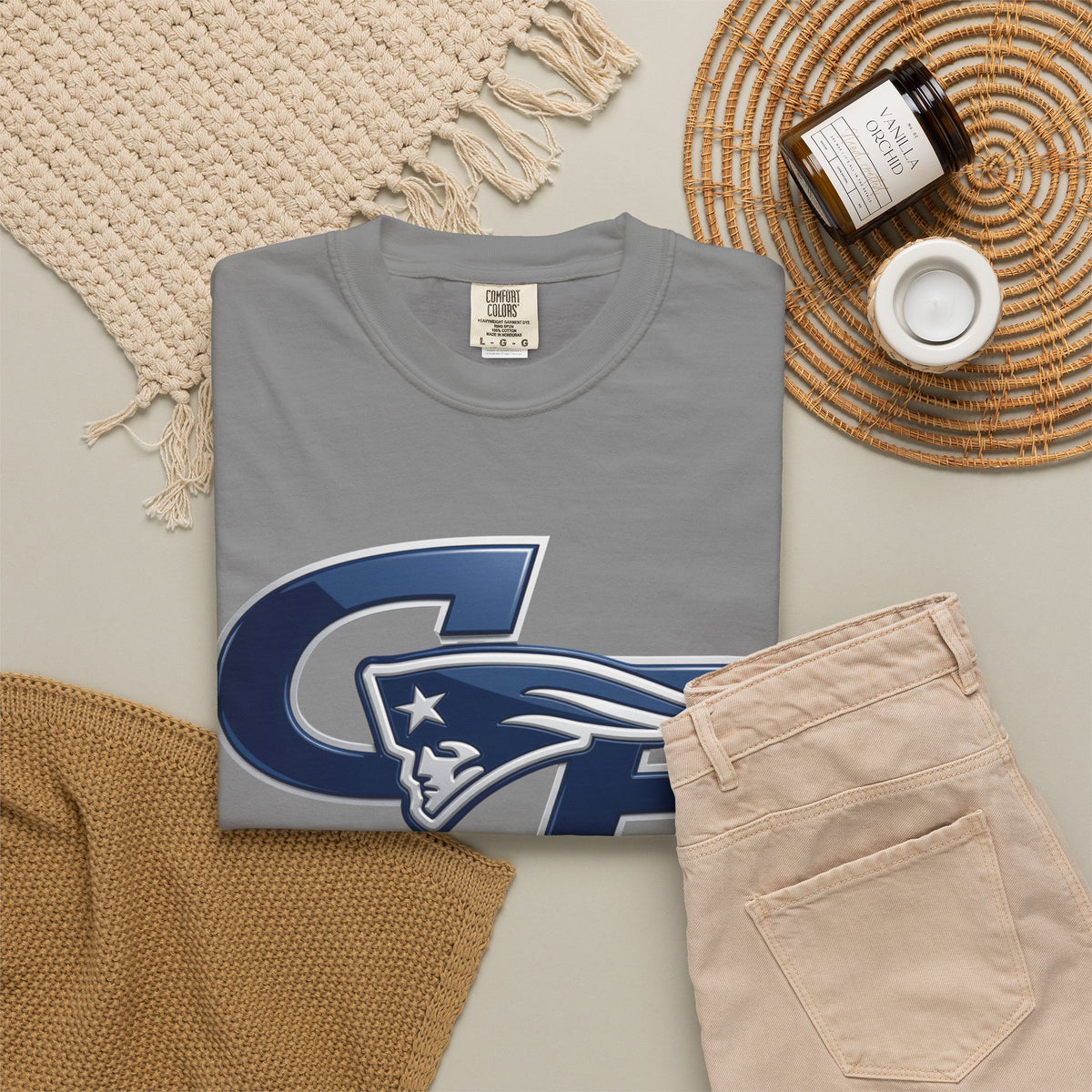 Champlin Park Rebels Unisex Garment-Dyed T-Shirt