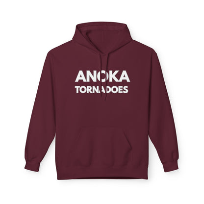 Anoka Tornadoes Hoodie — School Spirit Maroon Pullover