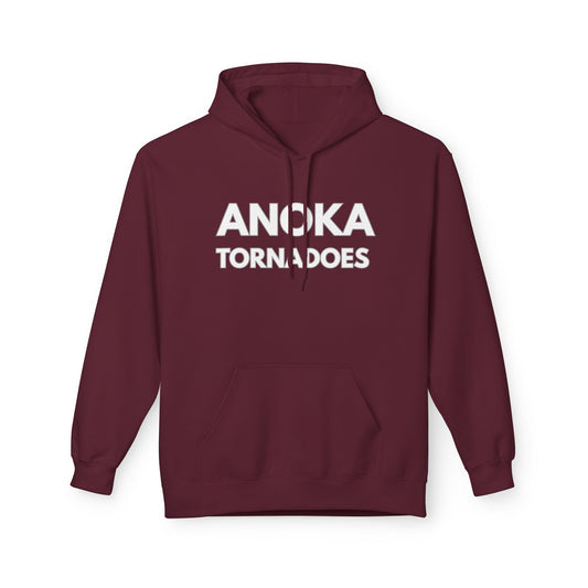 Anoka Tornadoes Hoodie — School Spirit Maroon Pullover