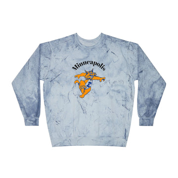 Minneapolis Edison Tommies Unisex Color Blast Crewneck Sweatshirt