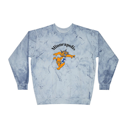 Minneapolis Edison Tommies Unisex Color Blast Crewneck Sweatshirt