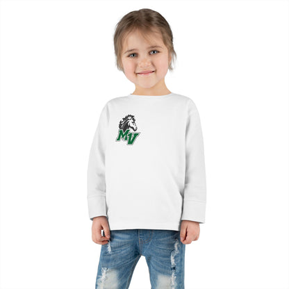 Mounds View Mustangs Toddler Long Sleeve T-Shirt