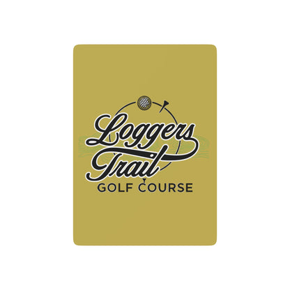Logger's Trail Golf Course Poker Playing Cards — Custom Branded Deck for Golfers