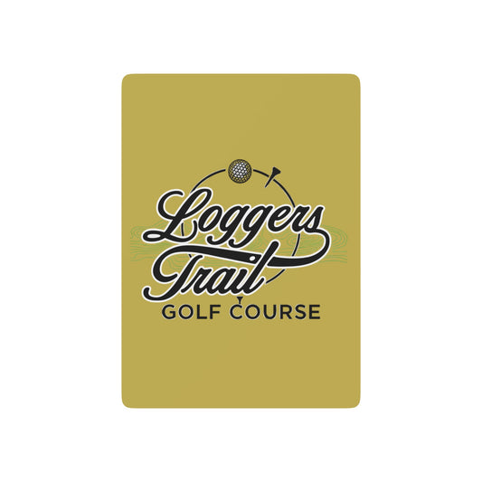 Logger's Trail Golf Course Poker Playing Cards — Custom Branded Deck for Golfers