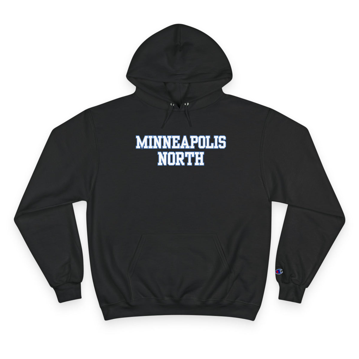 Minneapolis North Champion Hoodie — Retro Collegiate Pullover