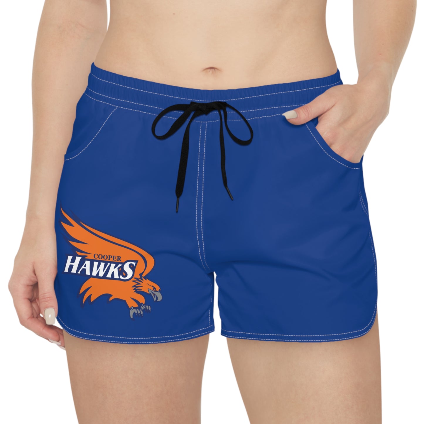 Robbinsdale Cooper Hawks Casual Women's Blue Shorts - Perfect for Summer Adventures