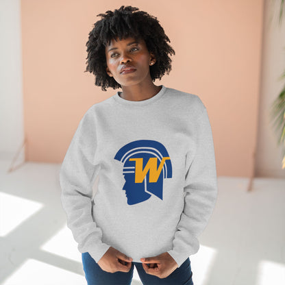 Unisex Crewneck Sweatshirt with Wayzata Trojans Design - Perfect for Sports Fans & Casual Wear