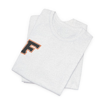 Farmington Tigers 'F' Graphic Tee — Retro Letterman Style T-Shirt