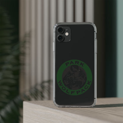 Custom Clear Phone Case - Park Wolfpack Design