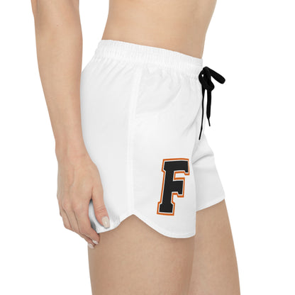 Farmington Tigers White Women's Casual Shorts