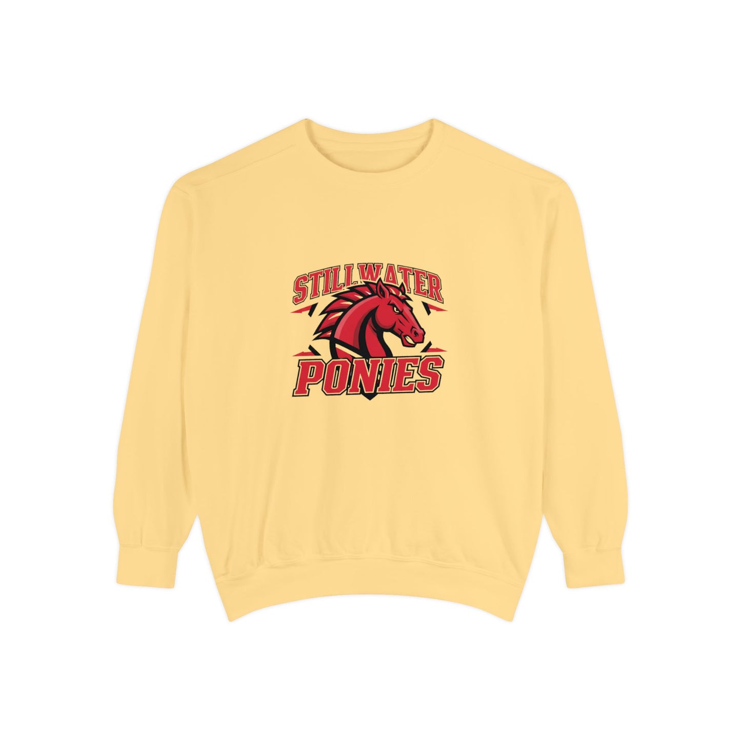 Stillwater Ponies Unisex Garment-Dyed Sweatshirt