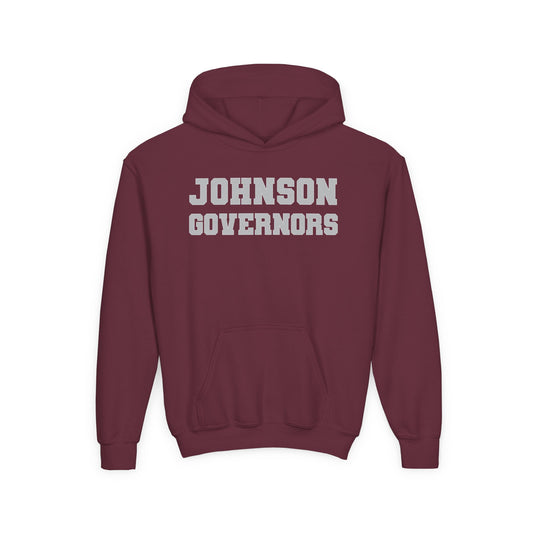 Saint Paul Johnson Youth Heavy Blend Hooded Sweatshirt - Governors Design