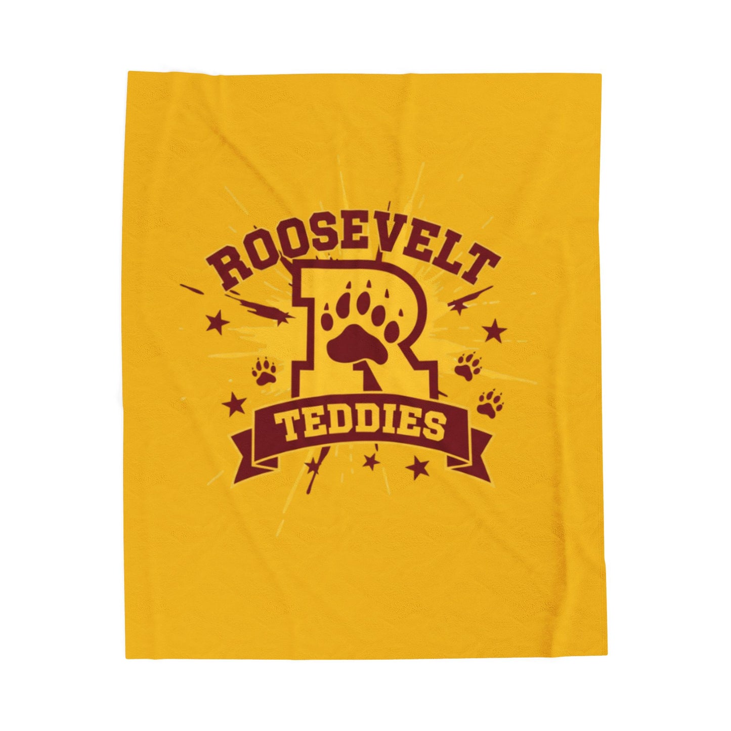 Minneapolis Roosevelt Velveteen Plush Blanket - Cozy Sports Fan Gift