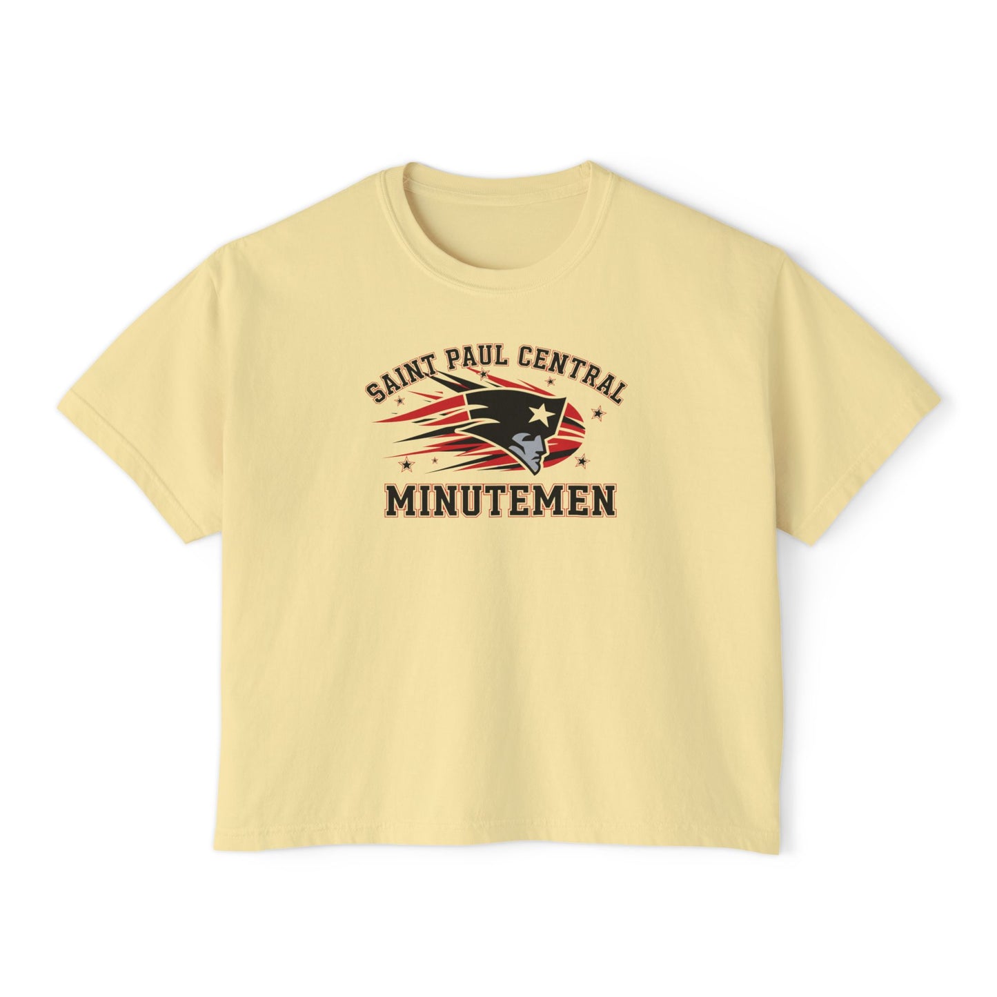 Saint Paul Central Minutemen Casual Women's Boxy Tee