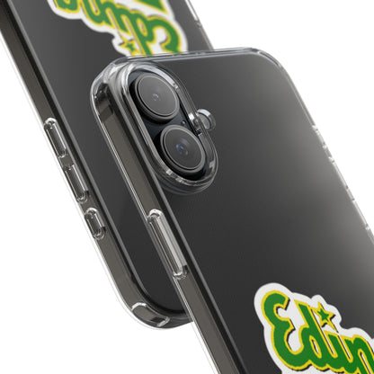 Custom Clear Phone Case with Edina Design - Stylish Protection for Your Smartphone