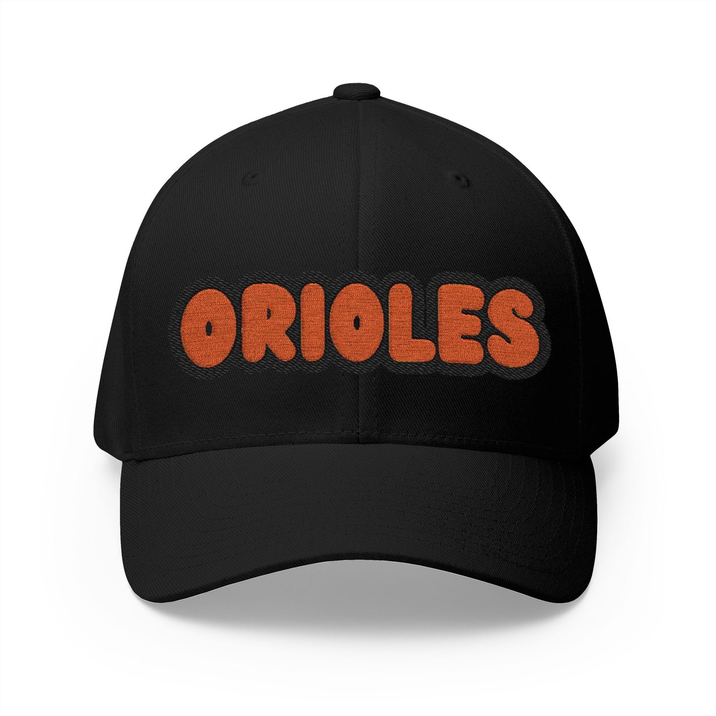 Saint Louis Park Orioles Bubble Logo Embroidered Cap - Structured Adjustable Hat