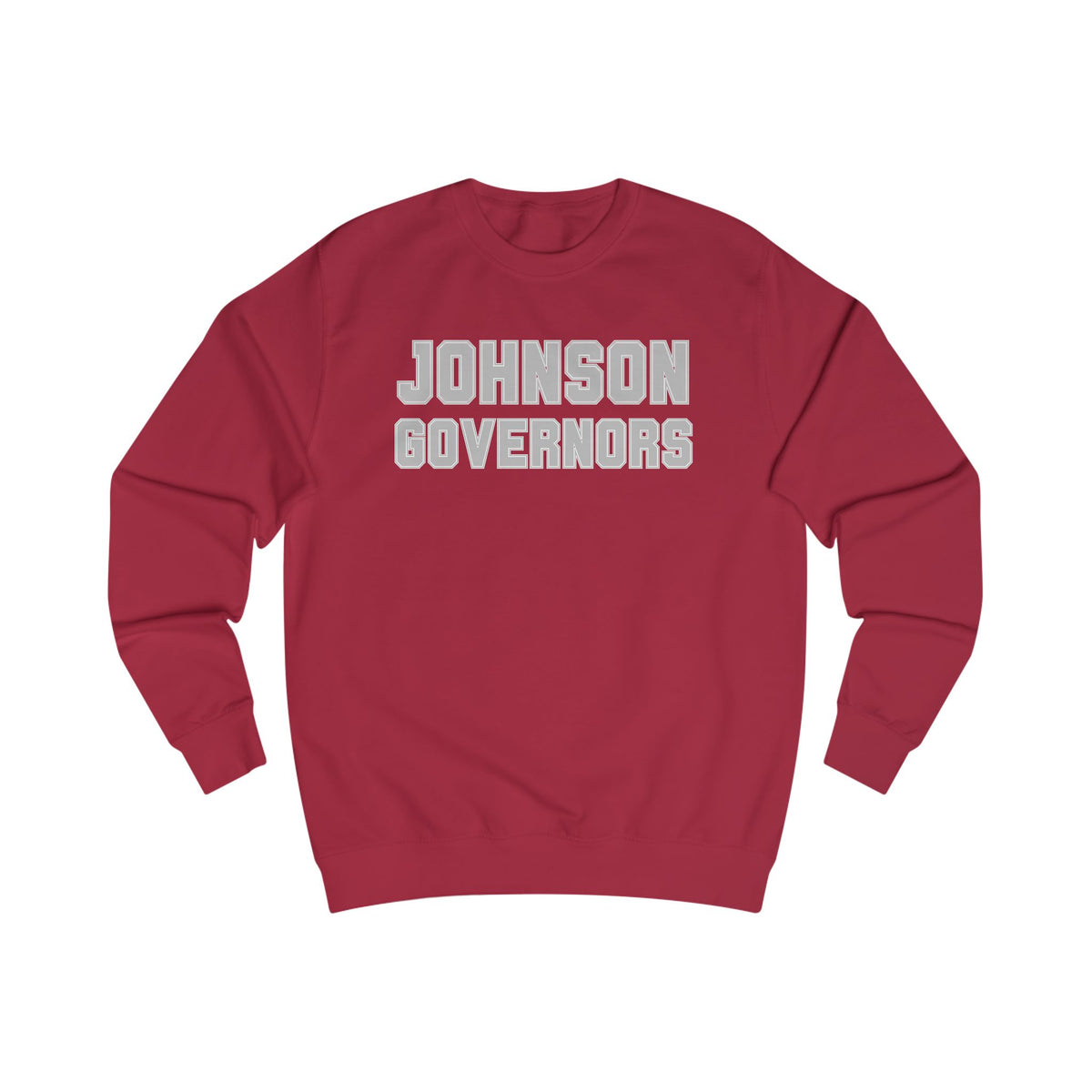 Johnson Governors Sweatshirt — Embroidered Collegiate Crewneck