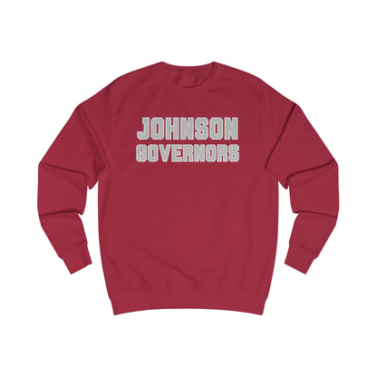 Johnson Governors Sweatshirt — Embroidered Collegiate Crewneck