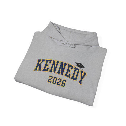 Bloomington Kennedy JFK Class of 2026 Block Hoodie