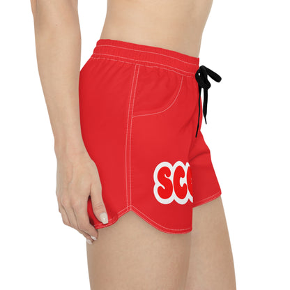 Saint Paul Highland Park Scots Women's Red Casual Shorts