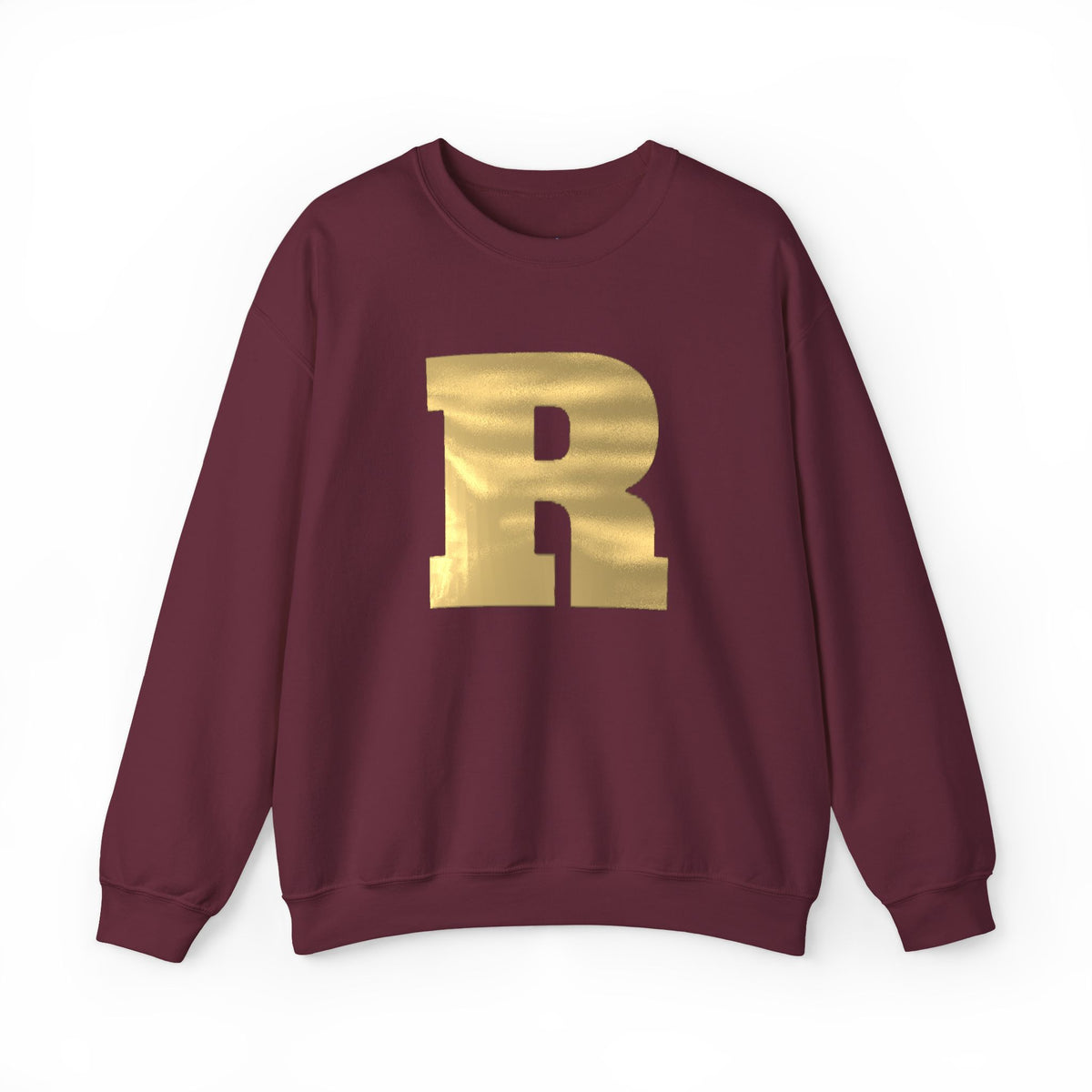 Minneapolis Roosevelt Teddies Metallic Gold I Maroon Crewneck Sweatshirt