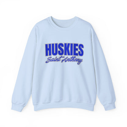 Saint Anthony Huskies Unisex Heavy Blend™ Crewneck Sweatshirt - Cozy Graphic Fashion