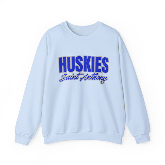 Saint Anthony Huskies Unisex Heavy Blend™ Crewneck Sweatshirt - Cozy Graphic Fashion