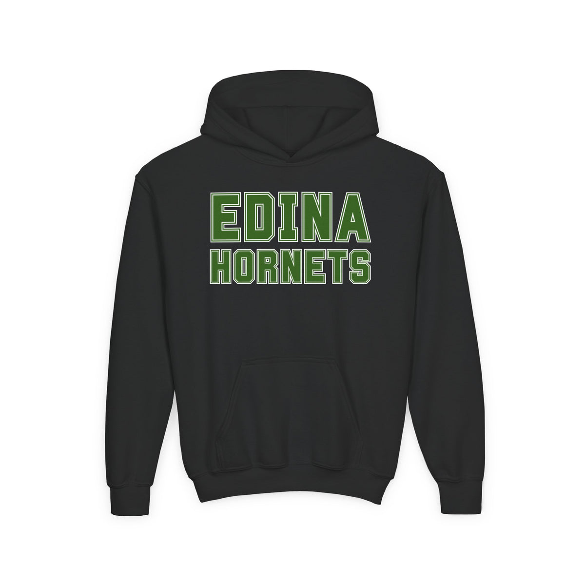 Edina Hornets Youth Hoodie — School Spirit Sweatshirt with Hornet Logo