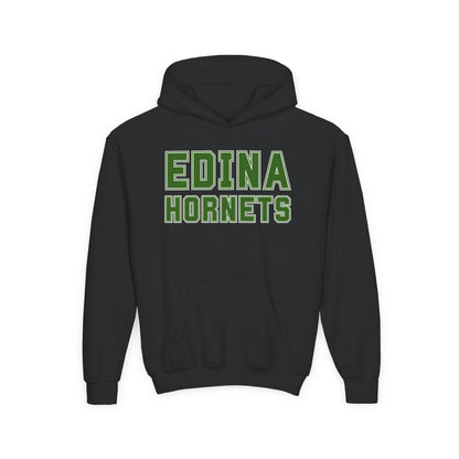 Edina Hornets Youth Hoodie — School Spirit Sweatshirt with Hornet Logo