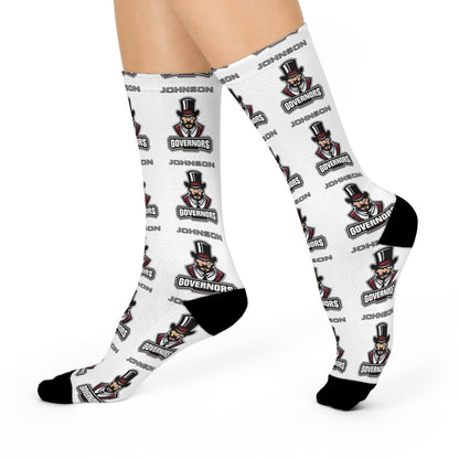 Cushioned Crew Socks with Saint Paul Johnson Governors Design