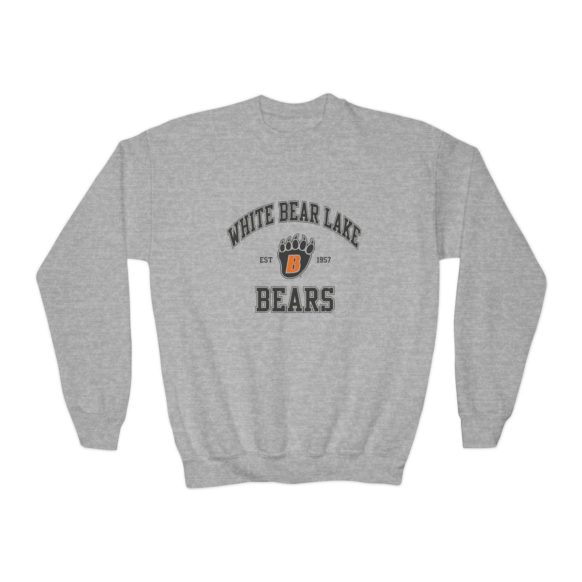 White Bear Lake Bears Youth Crewneck Sweatshirt – School Spirit Classic