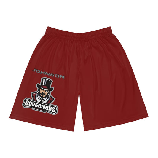 Saint Paul Johnson Governors Men's Maroon Basketball Shorts