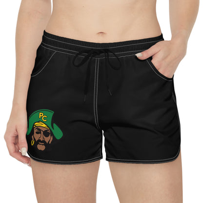 Park Center Pirates Women's Black Casual Shorts