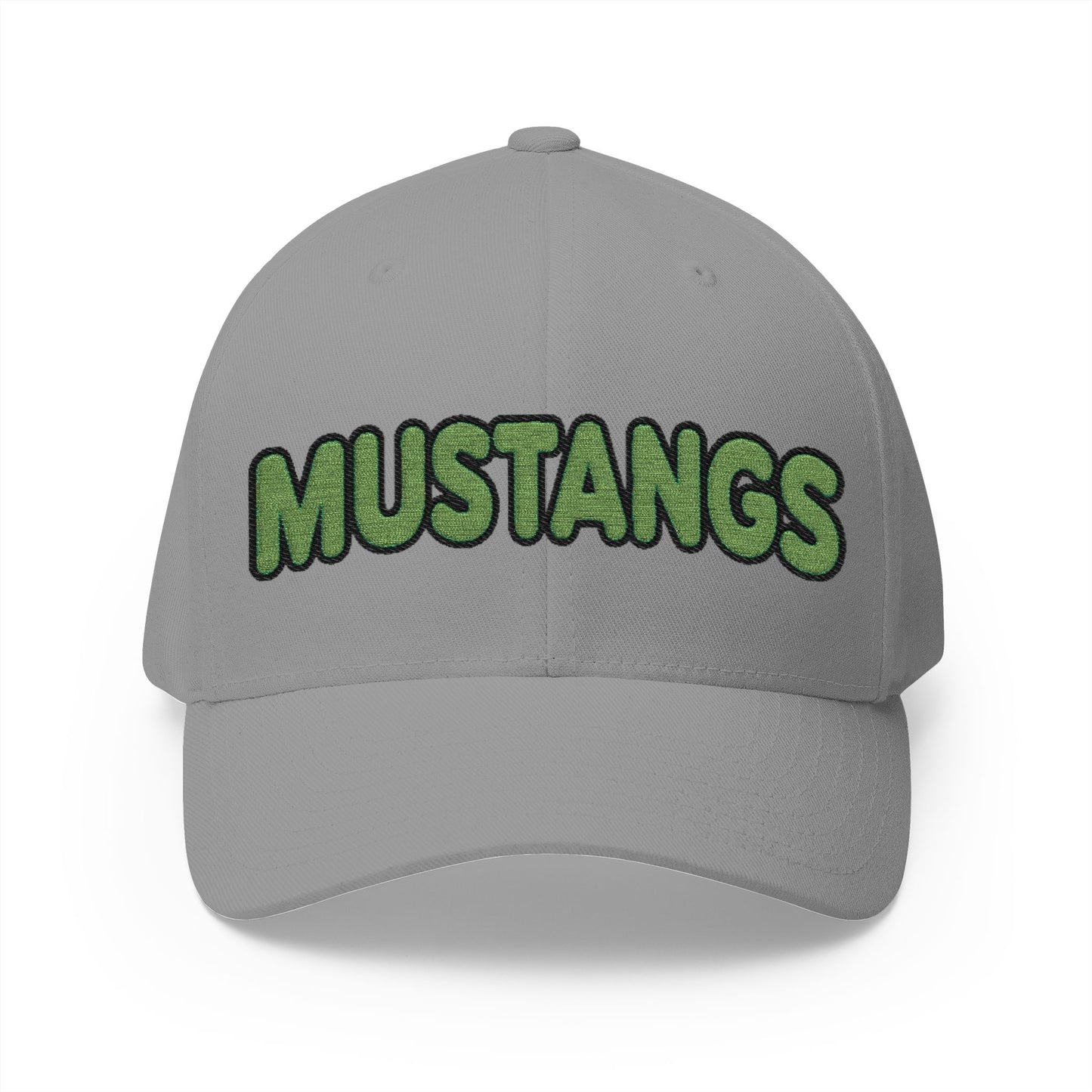 Mounds View Mustangs Bubble Logo Embroidered Cap