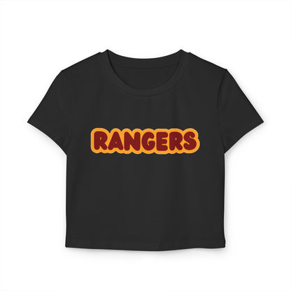 Forest Lake Rangers Women’s Baby Tee - Retro Graphic Top for Casual Vibes