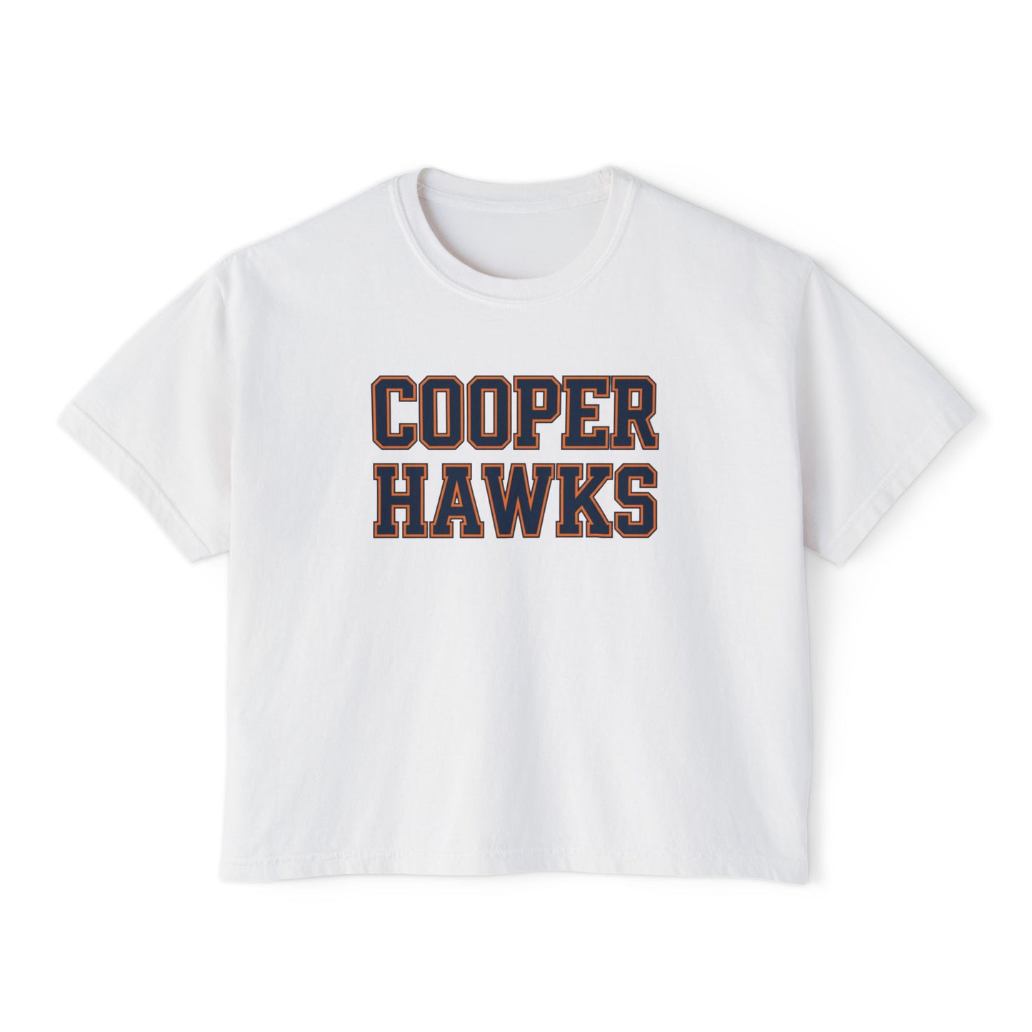 Robbinsdale Cooper Hawks Women's Boxy Tee - Casual Athletic Wear for Game Days