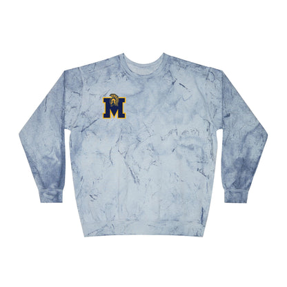 Mahtomedi Zephyrs Vibrant Unisex Color Blast Crewneck Sweatshirt - Perfect for Casual Outings & Celebrations