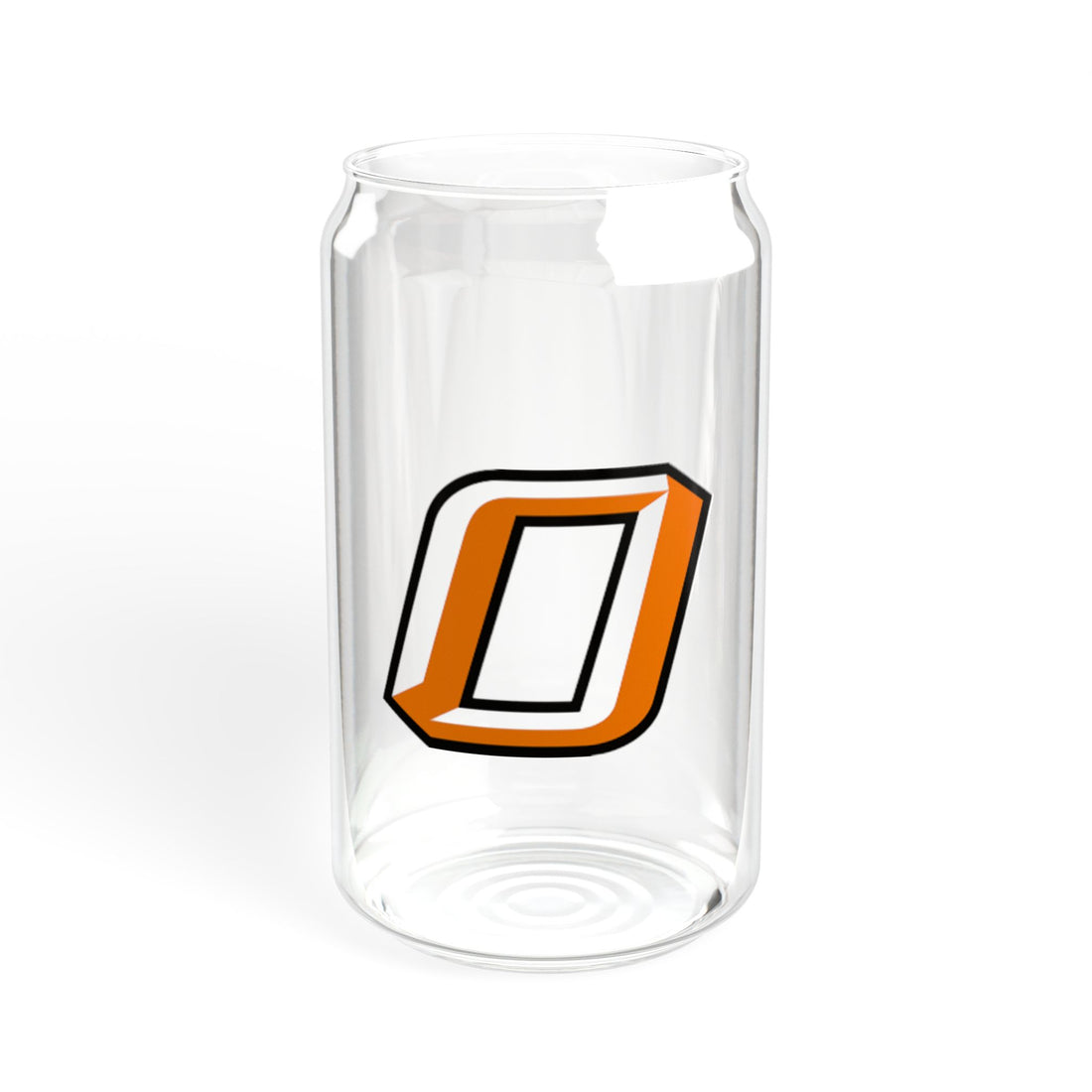 Osseo Orioles Stylish 16oz Sipper Glass, Eco-Friendly Drinkware