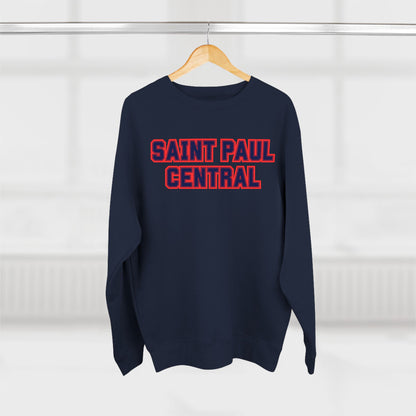 St. Paul Central Minutemen Unisex Crewneck Sweatshirt with Minimalist Design