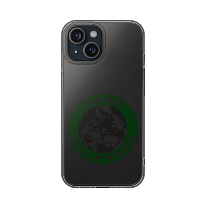 Custom Clear Phone Case - Park Wolfpack Design
