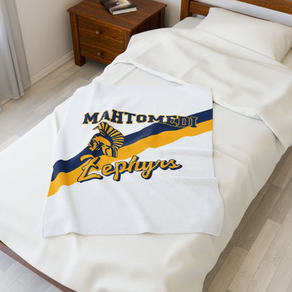 Mahtomedi Zephyrs Velveteen Plush Blanket