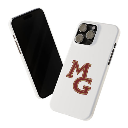 Maple Grove Crimson Slim Phone Case - Stylish Custom Cover for Daily Protection