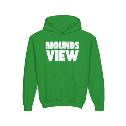 Mounds View Youth Hoodie - MV Mustang Logo Pullover